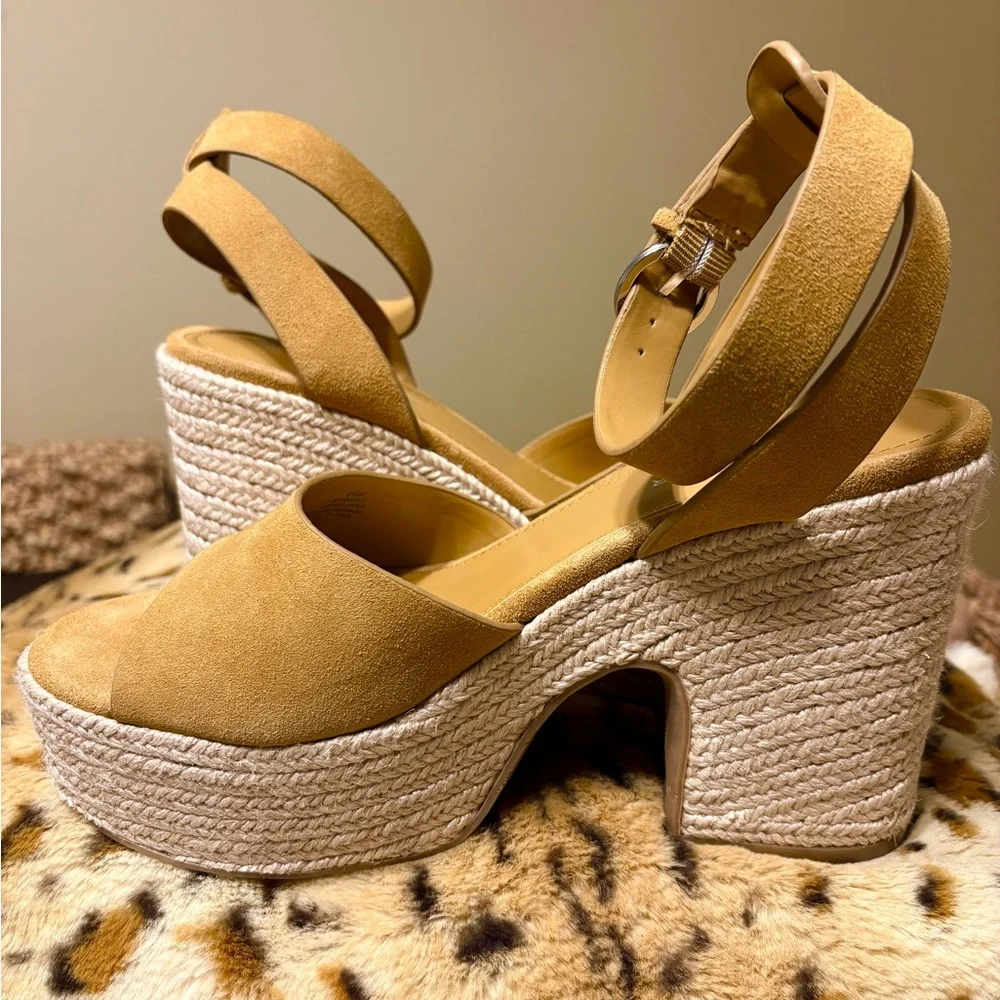 Marc Fisher Women's Tan Espadrille Sandals - Picture 3 of 3